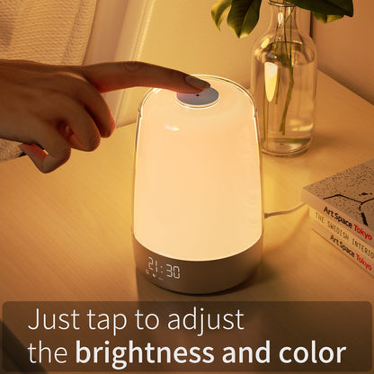 Sunrise Alarm Clock Wake up Light  3 Ways Dimmable