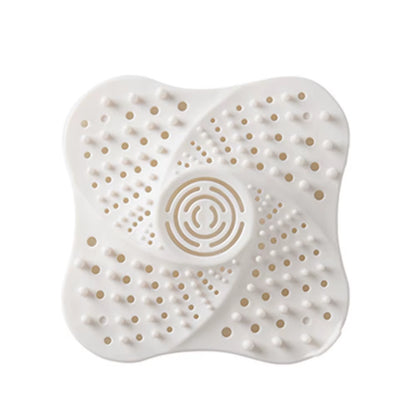 Anti-clog hair catcher drain cover