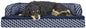 Orthopedic Dog Bed for Medium/Small Dogs W/ Washable Cover, for Dogs up to 35 Lbs