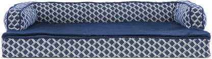 Orthopedic Dog Bed for Medium/Small Dogs W/ Washable Cover, for Dogs up to 35 Lbs