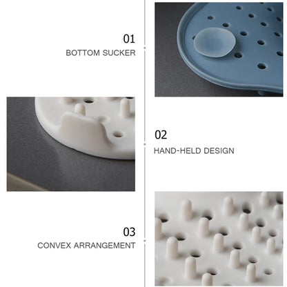 Anti-clog hair catcher drain cover