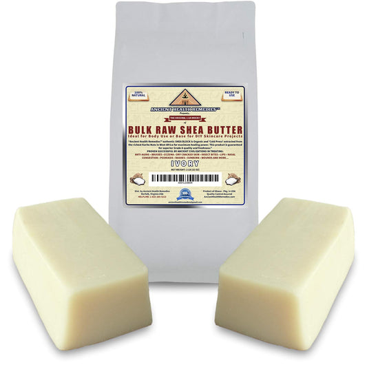 Organic Unrefined Raw AFRICAN IVORY WHITE SHEA BUTTER ANTI AGING