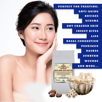 Organic Unrefined Raw AFRICAN IVORY WHITE SHEA BUTTER ANTI AGING